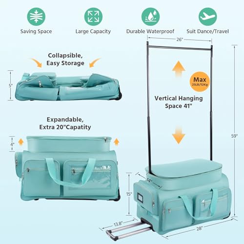 bagasin ダンスバッグ 28インチ グリーン