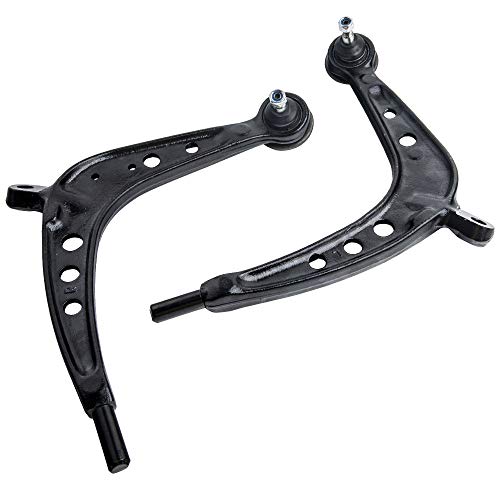 maXpeedingrods Kit de suspensão de 6 peças, braço de controle com junta esférica para BMW E46 3Serie