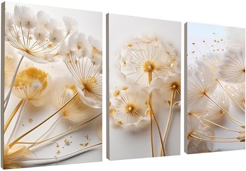 Kit 3 Quadros Decorativos Canvas 50x70 cm, Abstrato, Arte Para Qu...