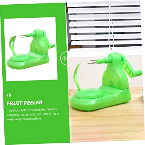 SHOWERORO Apple Peeler Potato Peeler Electric Pie Slicer Apples Corer Y Apples Cutter Manual Automatic Potato Household Pear Plastic Peeling Tool Peeled To Rotate - Thumbnail 4