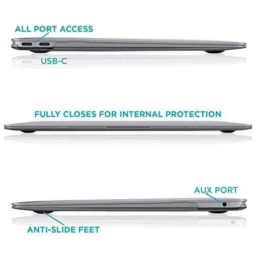 Kuzy Compatible With Macbook Air 13 Inch Case 2020 2021 2019 2018 Release A2337 Macbook Air Case 13 Inch A2179 A1932 Macbook Air M1 Case Hard Shell Cover Laptop Case For Macbook Air 2020 Case, Clear #TOP3