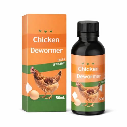 Chicken Dewormer Liquid for Poultry Backyard Chickens Hens & Roosters