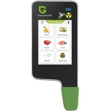 Greentest 6 in 1 potrable Food Nitrate Tester, High Accuracy Radiation Detector Geiger Counter Water Quality Meter TDS Hardness PPM Analyzer Dosimeter for Vegetable, Fruit, Meat, Fish, Water