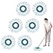 Produktbild 6 Stück für Leifheit Bodenwischer Ersatzbezug, Clean Twist Disc, für Leifheit Wischmop, Ersatzkopf für Leifheit Clean Twist Disc Mop Micro Set, für alle Bodenarten Schmutzaufnahme