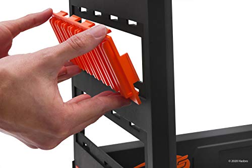 Nerf Elite Blaster Rack - Storage for up to Six Blasters, Including Shelving and Drawers Accessories, Orange and Black - Amazon Exclusive - Image 10