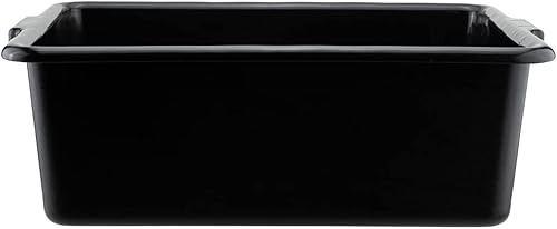 Miniatura 10 de Restaurantware Solo bañera RW Clean - Bañera de autobús de 22 x 15.7 pulgadas, 1 caja de autobús profunda, tapa se vende por separado con asas,