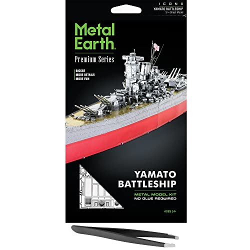 Yamato Battleship maquette 3D métal sans colle kit Metal Earth complet