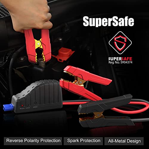 Gooloo Gp4000 Car Battery Jump Starter With Gtx300 Power Station,Outdoor Solar Generator With 110V/300W Pure Sine Wave Ac Outlet, Battery Booster Pack For Up To All Gas And 10.0L Diesel Engines #TOP5