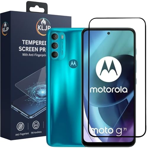 Image of Military-Grade Gorilla Tempered Glass For Motorola G62 / Moto G32 / G73 / G53 / G31 / G41 / G71 5G / G42 / G14 With Installation Kit | Edge to Edge Coverage | Black