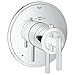 Grohflex Timeless Dual Function Thermostatic Trim With Control Module