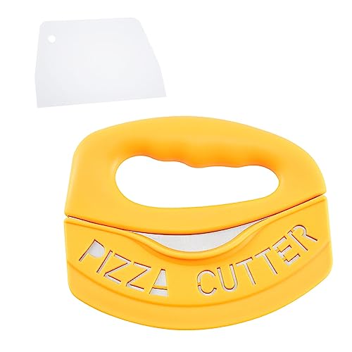 AWAVM Set de 2 Couteaux à Pizza en Acier Inoxydable, Couteau à Pizza Avec étui de Protection, Couteau à Pâte à Pizza, Outil à Pizza Polyvalent