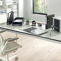 Leitz Briefkorb Standard A4, 5er Pack, Briefablage, Schwarz – Ansicht 7