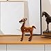 Wiywef Cute Simulation Deer Mini Deer Easter Decorations for Home Cute Plush Lying Deer Figurines for Interior Kawaii Room Decor