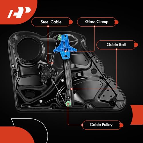 A-Premium Rear Passenger Side Power Window Regulator Fit for Volkswagen by A-Premium - Used condition - Image 5