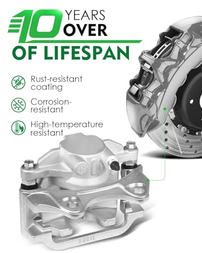Image of Rear Right Disc Brake Caliper Assembly with Bracket for:-Chevy for:-GMC Silverado Suburban Sierra 1500, Yukon XL 1500 Tahoe, for:-Cadillac Escalade ESV 2007-2018 5.3L 6.0L 6.2L OE# 18-B5031