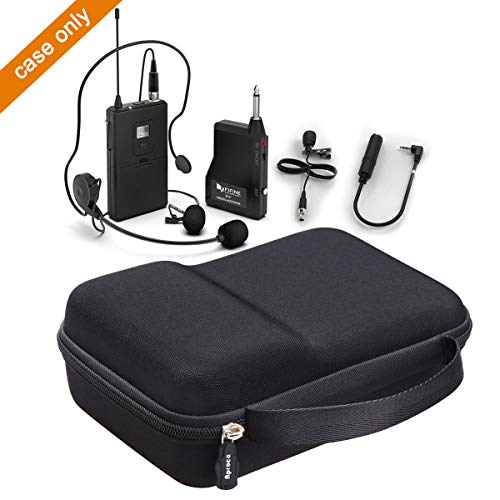 Aproca Hard Storage Travel Case Bag Fit Fifine K037B Wireless Microphone System #TOP5