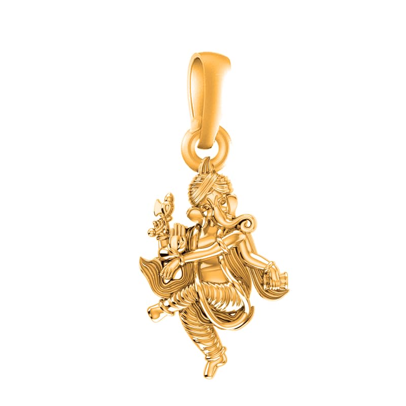 Pendentif Ganesh en argent plaqué or à porter au quotidien avec style