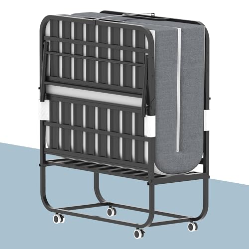 Spryygo Folding Bed, 74.4'x38' Portable Beds for...