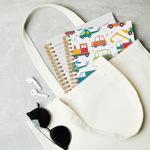 Carnet de notes à spirales avec couverture rigide cahier ligné pour garçons - 6