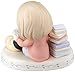 Precious Moments 162014B Brunette Girl Growing In Grace, Age 15 Birthday Bisque Porcelain Figurine