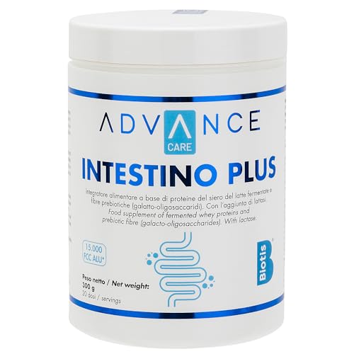 +Watt Intestinoplus Advance Care, Integratore Alimentare A Base Di Proteine Del Siero Del Latte Fermentate E Fibre Prebiotiche Per Equilibrio Flora Ba
