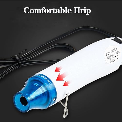 Image of Levin Bubble Buster Tool Mini Heat Gun - 300 Watt Dual-Temperature Heat Tool for Epoxy Resin, Tumbler Embossing for Removing Epoxy Cup Painting Resin Air Bubbles, Drying Crafts & Shrink Wrap Paint