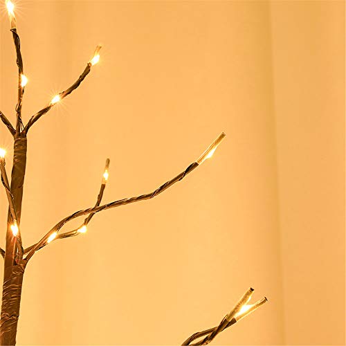 Leruckdite Led Tree Light 5Ft 518L Warm White Artificial Tree Decoration For Bedroom Indoor Outdoor Home Festival Party Wedding #TOP1