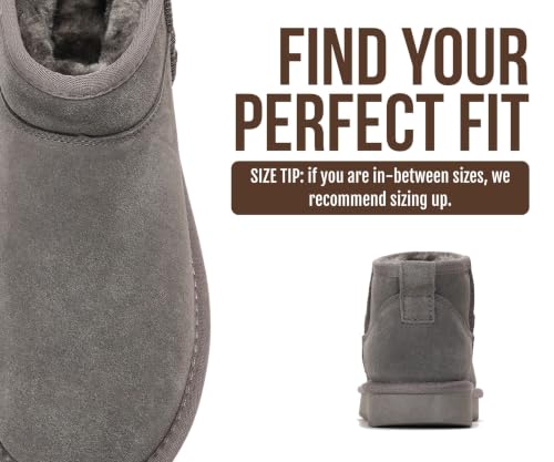 Image of Project Cloud Genuine Leather Ankle Boots for Women - Water Resistant with Memory Foam Insole Winter Boots - Trending Shoes & Comfortable Women's Ankle Boots (Hippy)