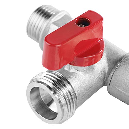 Wall Mount Outdoor Faucet Garden Bibcock Tap Balcony Mop Sink Faucet,90 Degree Double Valve Water Tap 1/2" Brass Faucet Home Outdoor Garden Tool For Home Garden Water Connectors #TOP7