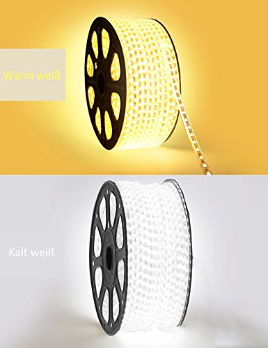 STRISCIA BOBINA LED 100 MT METRI IMPERMEABILE MONOLED DA ESTERNO INTERNO ALIMENTATORE INCLUSO LUCE BIANCA FREDDA BIANCO FREDDO ADDOBBI ESTERNI NATALIZI