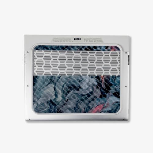 Image of MightySkins Carbon Fiber Skin Compatible With Alienware X14 R2 (2023) Full Wrap Kit - Storm Cloud | Protective, Durable Textured Carbon Fiber Finish | Easy To Apply and Change Styles | Made in the USA