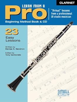 Paperback Learn From A Pro - Clarinet with CD Book