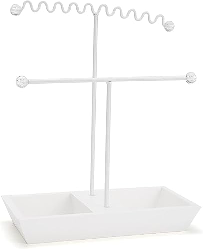 Exquisite jewelry display rackJewelry Display Holder Jewelry Organizer Stand - Metal Sailboat Shaped Necklace Organizer Display for Necklaces