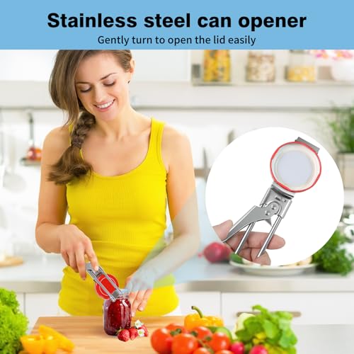 Wahijihe Adjustable Stainless Steel Jar Opener for Weak Hands — view 7