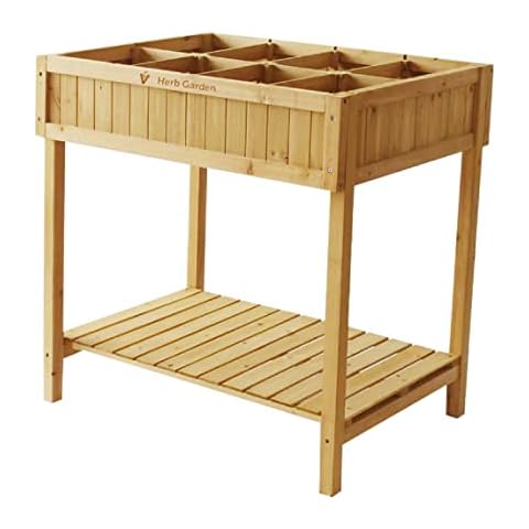 VegTrug 8 Pocket Cedar Herb Garden Cover
