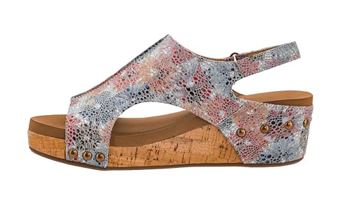 Image of Corkys Footwear Volta Wedge - Chic Elegance Meets All-Year Comfort with a 2-Inch Cork Heel and Marshmallow Insole for Stylish Everyday Wear and All-Day Comfort