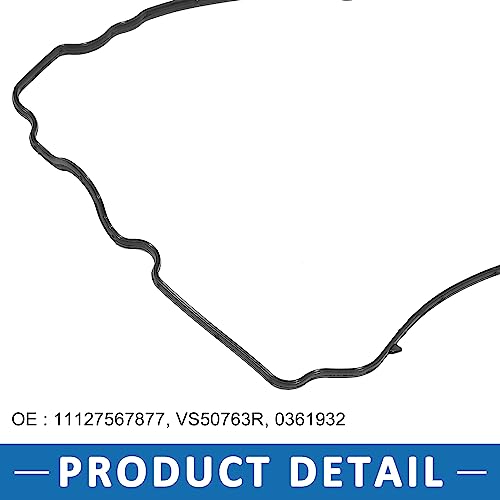 Image of Valve Cover 11127567877 VS50763R Engine Valve Cover Gasket for Mini Cooper Countryman 2011-2016