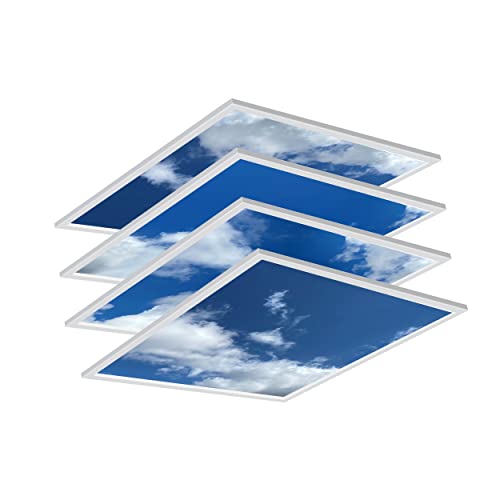 4 Pack 2x2 LED Flat Panel Light Drop Ceiling Fixture