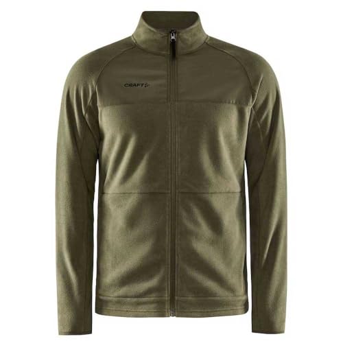 Craft ADV Explore Fleece Midlayer Herren XXL | Rift | Fleecejacke Herren aus recyceltem Polyester | Seitentaschen & Brusttaschen mit Reißverschluss | Pullover für Herren zum Wandern und Skifahren