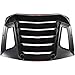 Rear Window Louver Fits for 2013-2020 Subaru BRZ / 2013-2016 Scion FR-S / 2017-2020 Toyota GT86 Matte Black ABS Window Visor Sun Shade Cover Vent