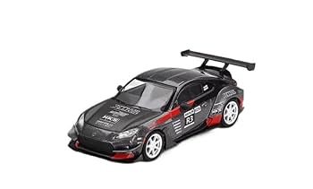 TOYOTA GR86 1/64 ミニカー Tarmac Works 1:64 HKS Toyota GR86 Black T64G-038-BK
