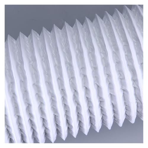 Tubo compuesto de PVC blanco de 100mm conducto flexible extractor 5