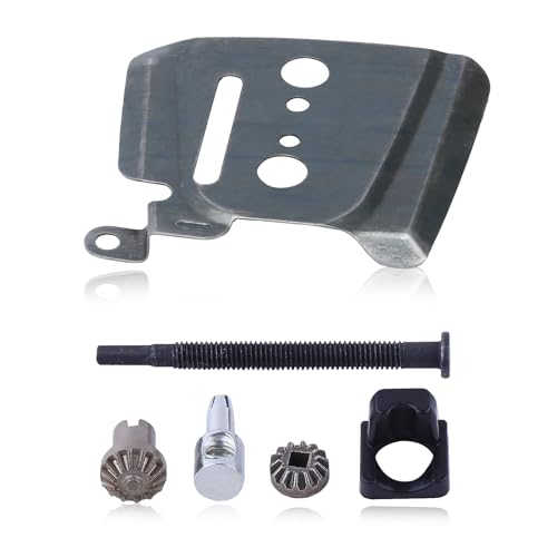 Atunee Kit Réglage du Tendeur de Chaîne pour Echo CS-400 CS400 CS-450 Tronçonneuse, Vis de Réglag avce Couvercle de Pompe à Huile, Remplacement V651000001 V651000011 V203000110 C309000030 V355000800