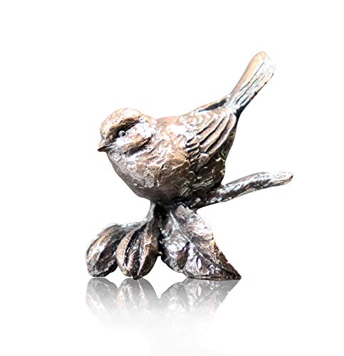 Richard Cooper Bronze Bronze Butler & Peach Detailed Small Solid Hot Cast Bluetit 2084