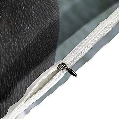Housse de couette pingouin avec fermeture zippée parure lit microfibre - 5