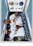 2023-24 Topps Finest UEFA Club Competitions Comebacks Refractor #FC-1 Real Madrid C.F. vs. Paris Saint-Germain Official Soccer Card in Raw (NM or Better) Condition