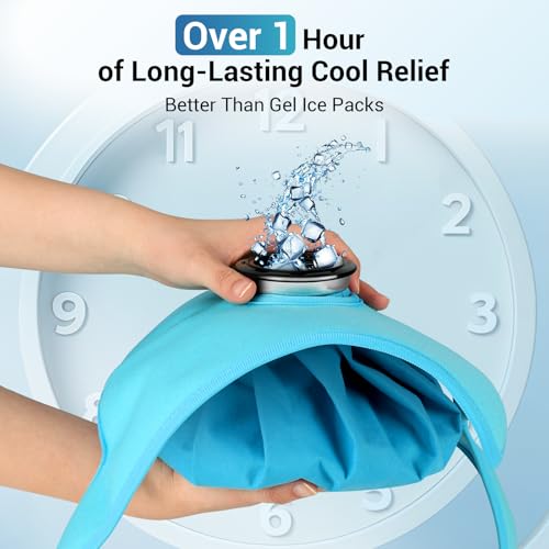 Image of Comfytemp Knee Ice Pack Wrap, Wearable Ice Bags for Injuries Reusable | FSA Eligible HSA, for Knee Replacement Surgery, Meniscus Tear, 1H Long Lasting, Hot & Cold Therapy for Arthritis, Recovery