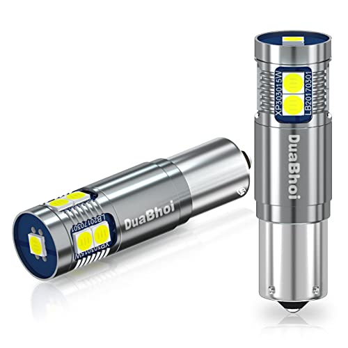 Duabhoi H21W Led Bulb 600Lm Canbus Error Free For Bmw Vw Cc Bay9S 64136 6000K White Rear Fog Indicator Parking Stop Tail Backup Reverse Bulb Car Light Dc12V Pack Of 2 #TOP27