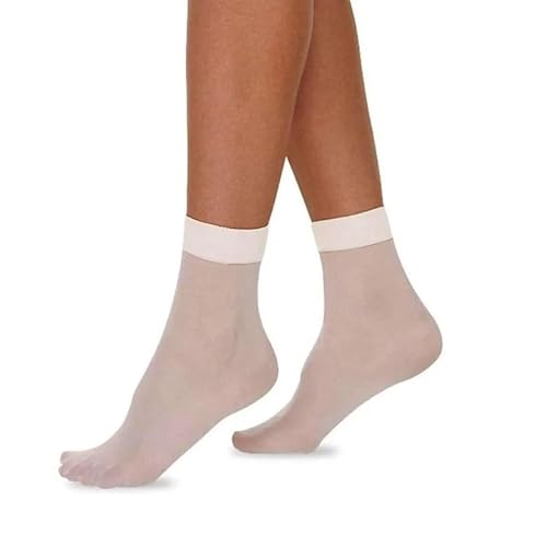 Meia Fina Kit 3 Pares Cano Baixo Feminina Básica (BR, Numérico, 34, 39, Regular, Regular, 34-39, Bra