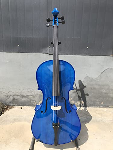 image for Yinfente Electric Acoustic Cello 4/4 Solid Maple Spruce wood Ebony Fit